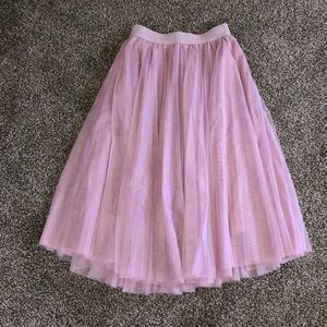 Charlotte Russe pleated mauve skirt - worn once